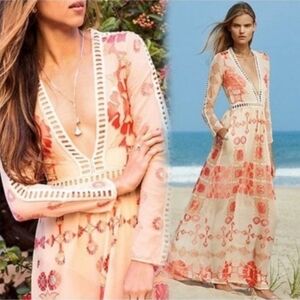 For Love & Lemons Barcelona Maxi Dress